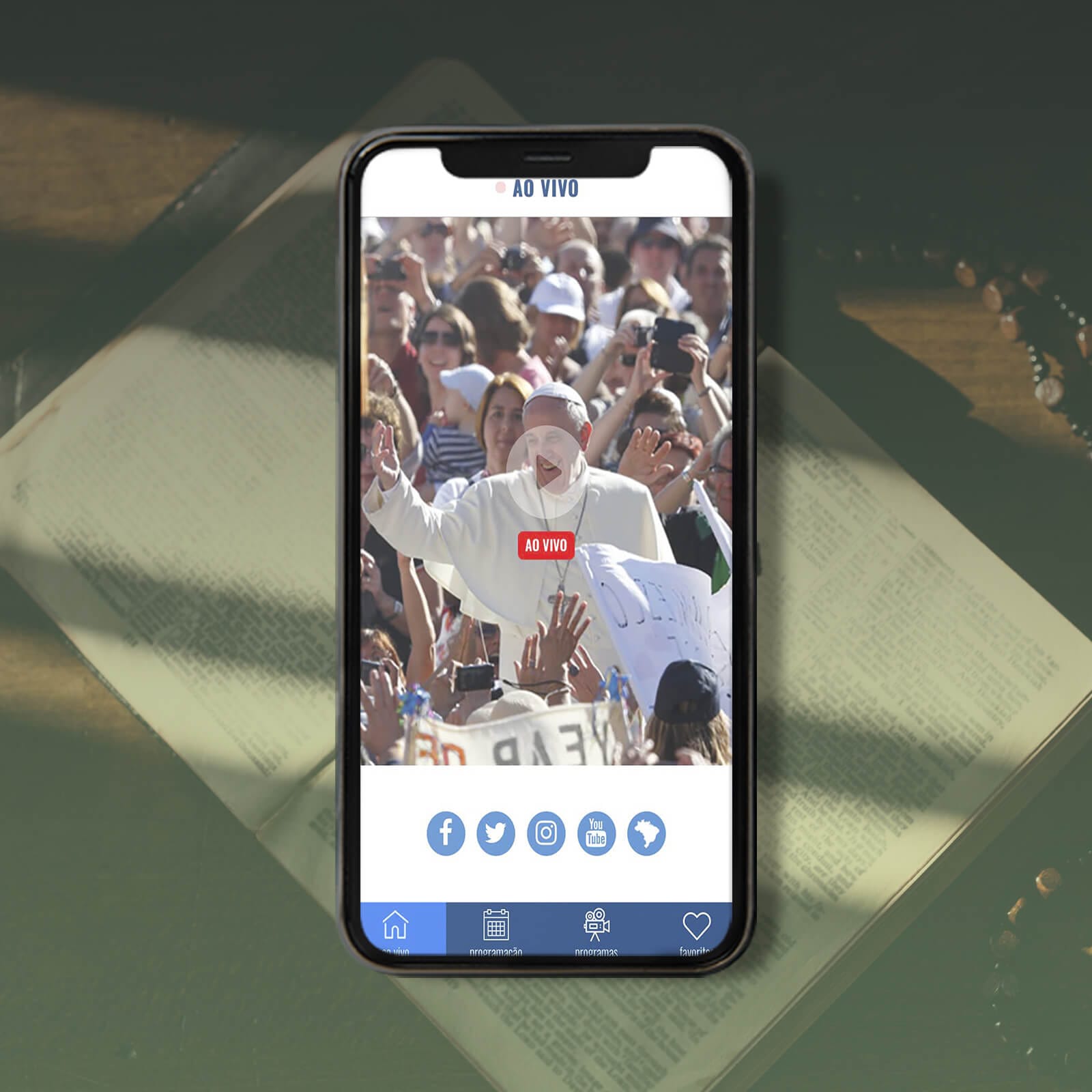 Aplicativo Rede Vida de Televisão